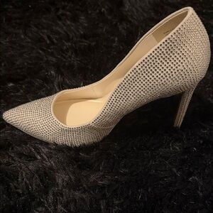 Aldo Beige Studded Heels